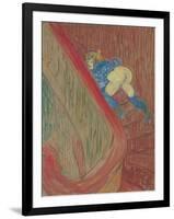 Dans L'Escalier De La Rue Des Moulins, 1893-Henri de Toulouse-Lautrec-Framed Giclee Print