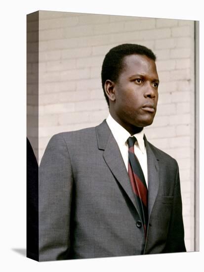 Dans la chaleur by la nuit IN THE HEAT OF THE NIGHT by NormanJewison with Sidney Poitier, 1967 (pho-null-Stretched Canvas