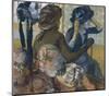 Dans la chapellerie, 1882-Edgar Degas-Mounted Giclee Print