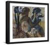 Dans la chapellerie, 1882-Edgar Degas-Framed Art Print