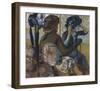 Dans la chapellerie, 1882-Edgar Degas-Framed Art Print