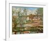 Dans la Vallee de l'Oise-Paul Cézanne-Framed Art Print