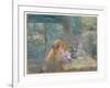 Dans la véranda, 1884 by Berthe Morisot-Berthe Morisot-Framed Giclee Print