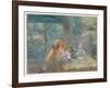 Dans la véranda, 1884 by Berthe Morisot-Berthe Morisot-Framed Giclee Print