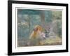 Dans la véranda, 1884 by Berthe Morisot-Berthe Morisot-Framed Giclee Print