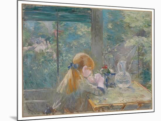 Dans la véranda, 1884 by Berthe Morisot-Berthe Morisot-Mounted Giclee Print