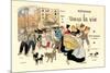 Dans la Vie, c.1900-Th?ophile Alexandre Steinlen-Mounted Premium Giclee Print