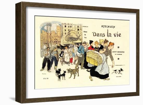 Dans la Vie, c.1900-Théophile Alexandre Steinlen-Framed Art Print