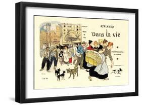 Dans la Vie, c.1900-Théophile Alexandre Steinlen-Framed Art Print