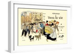 Dans la Vie, c.1900-Théophile Alexandre Steinlen-Framed Art Print