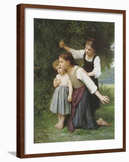 Dans Le Bois-Elizabeth Gardner Bouguereau-Framed Giclee Print
