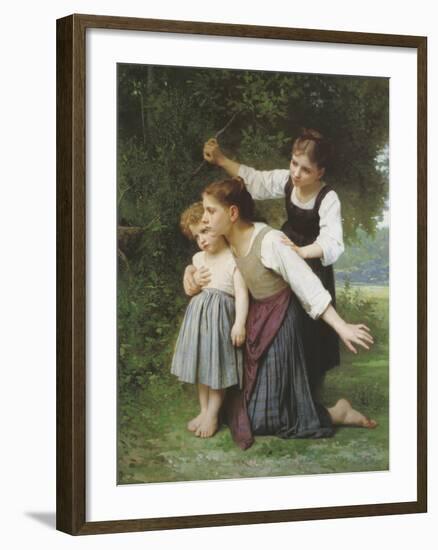 Dans Le Bois-Elizabeth Gardner Bouguereau-Framed Giclee Print