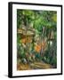 Dans le parc de Chateau-Noir (in the Park).-Paul Cezanne-Framed Giclee Print