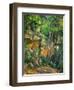 Dans le parc de Chateau-Noir (in the Park).-Paul Cezanne-Framed Giclee Print