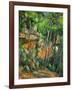 Dans le parc de Chateau-Noir (in the Park).-Paul Cezanne-Framed Giclee Print