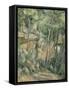 Dans le parc de Château-Noir-Paul Cézanne-Framed Stretched Canvas