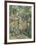 Dans le parc de Château-Noir-Paul Cézanne-Framed Giclee Print