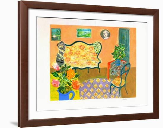 Dans le salon-Gilles Gorriti-Framed Limited Edition