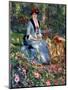 Dans Les Roses, 1882-Pierre-Auguste Renoir-Mounted Giclee Print
