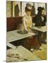 Dans Un Cafe or L'Absinthe, Ellen Andree and Marcellin Desboutin, Around 1875-1876-Edgar Degas-Mounted Giclee Print