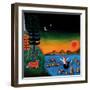 Dans Un Coucher De Soleil D'Automne En Corse, 2014-Cristina Rodriguez-Framed Premium Giclee Print