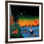 Dans Un Coucher De Soleil D'Automne En Corse, 2014-Cristina Rodriguez-Framed Giclee Print