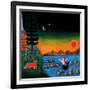 Dans Un Coucher De Soleil D'Automne En Corse, 2014-Cristina Rodriguez-Framed Giclee Print