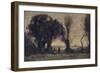 'Danse Des Bergers De Sorrente', (Dance of the Shepherds of Sorrento), 19th century, (1910)-Jean-Baptiste-Camille Corot-Framed Giclee Print