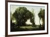 Danse Des Nymphes-Jean-Baptiste-Camille Corot-Framed Giclee Print