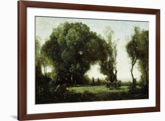 Danse Des Nymphes-Jean-Baptiste-Camille Corot-Framed Giclee Print