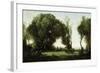 Danse Des Nymphes-Jean-Baptiste-Camille Corot-Framed Giclee Print