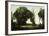 Danse Des Nymphes-Jean-Baptiste-Camille Corot-Framed Giclee Print