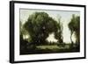 Danse Des Nymphes-Jean-Baptiste-Camille Corot-Framed Giclee Print