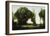 Danse Des Nymphes-Jean-Baptiste-Camille Corot-Framed Giclee Print