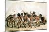 Danse du bison chez les Indiens d'Amérique du Nord-Mc Gahey d'après G. Catlin-Mounted Giclee Print