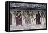 Danse Macabre, 16th Century-Simone Baschenis-Framed Stretched Canvas