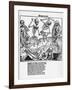 Danse Macabre, Illustration from "Liber Chronicarum" by Hartmann Schedel Nuremberg, Published 1493-Michael & Pleydenwurff Wolgemuth-Framed Giclee Print