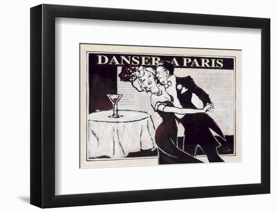 Danser à Paris with Martinis-Rene Stein-Framed Art Print