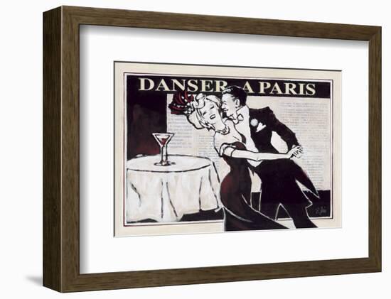 Danser à Paris with Martinis-Rene Stein-Framed Art Print