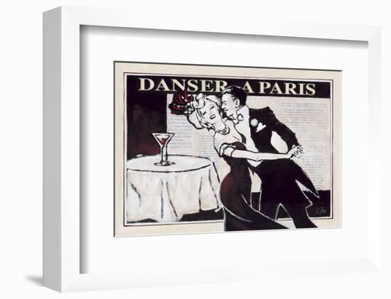 Danser à Paris with Martinis-Rene Stein-Framed Art Print