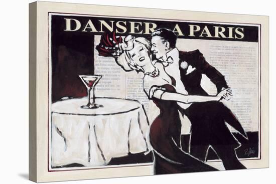 Danser à Paris with Martinis-Rene Stein-Stretched Canvas