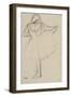 Danseuse à la barre-Edgar Degas-Framed Giclee Print