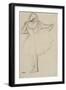 Danseuse à la barre-Edgar Degas-Framed Giclee Print