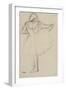 Danseuse à la barre-Edgar Degas-Framed Giclee Print