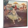 Danseuse au Bouquet Saluant-Edgar Degas-Mounted Premium Giclee Print