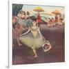 Danseuse au Bouquet Saluant-Edgar Degas-Framed Premium Giclee Print