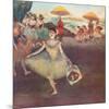 Danseuse au Bouquet Saluant-Edgar Degas-Mounted Premium Giclee Print