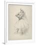 Danseuse debout, le bras droit levé , c.1891-Edgar Degas-Framed Giclee Print