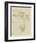 Danseuse en quatrième position-Edgar Degas-Framed Giclee Print