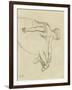 Danseuse en quatrième position-Edgar Degas-Framed Giclee Print